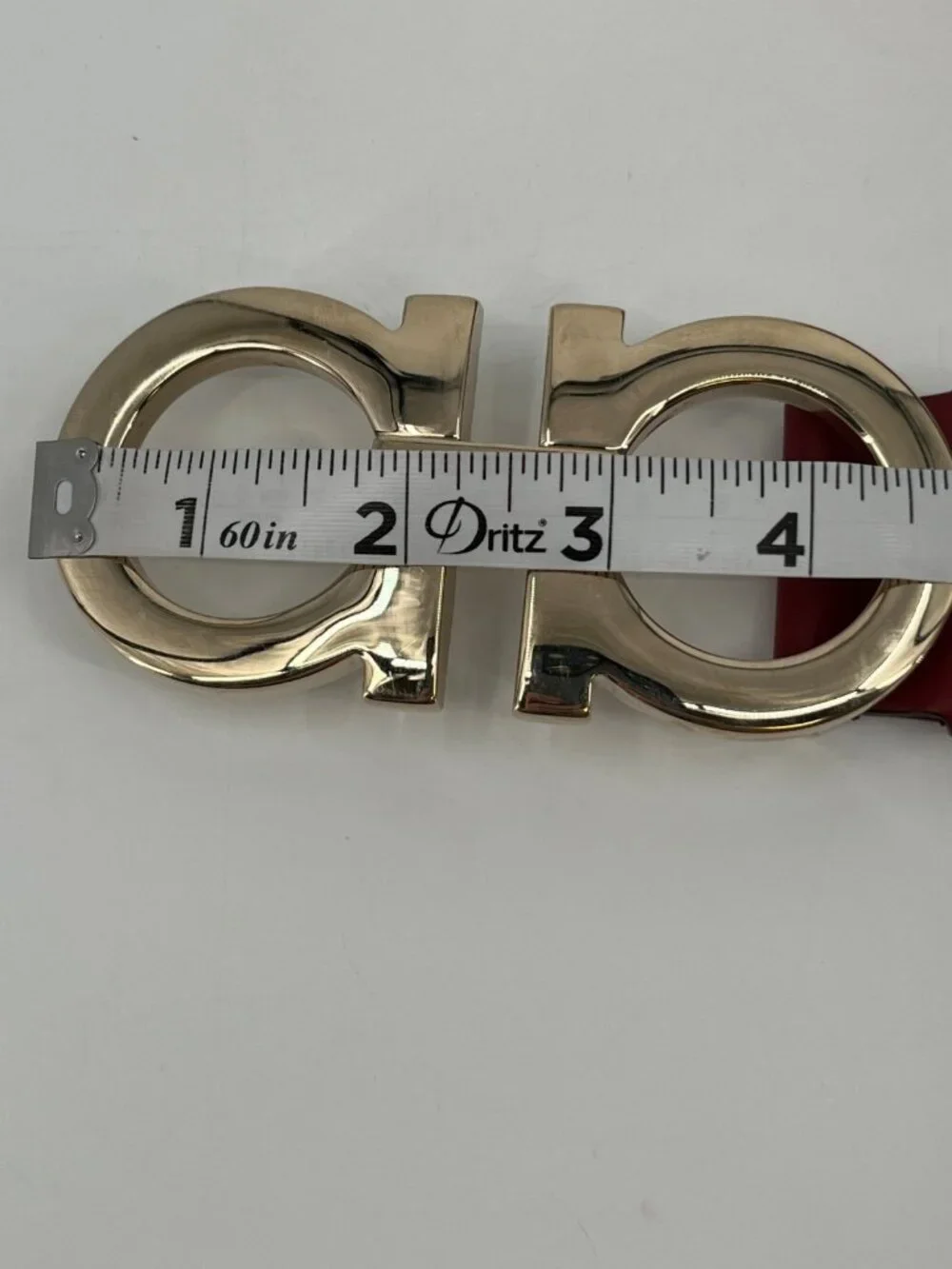 Salvatore Ferragamo Gancini Leather Belt - Pre Owned